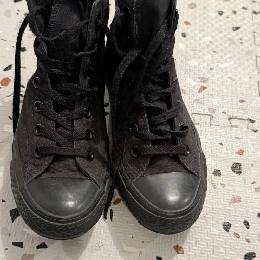 Converse Chuck Taylor All Star Black Monochrome High Top Shoes Men’s 5.5 -W 7.5